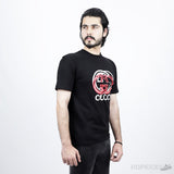 Gucci Red White Logo Black T-Shirt - Photo 7
