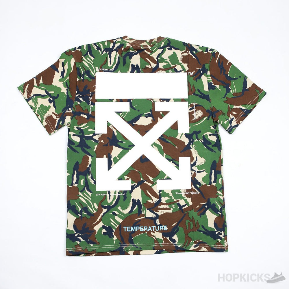 Off White Camo T-Shirt Temperature 2024