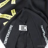Off-White Fire Tape Sweatshirt Black - Photo 4