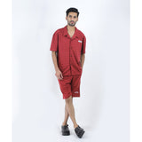 Off-White Maroon Shirt and Shorts (Economy Batch) - Photo 5