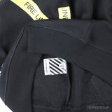 OFF-WHITE Fire Tape Hoodie Black - Photo 7