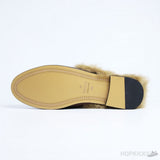 Gucci Princetown furr Loafers Bordeaux - Photo 9