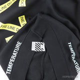 Off-White Fire Tape Sweatshirt Black - Photo 7