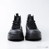 Converse Run Star Hike Hi Triple Black Leather - Photo 9