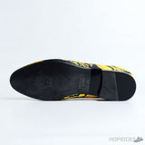 Versace Barocco Print Silk Slippers - Photo 7