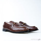 Gucci Jordaan Crocodile Loafer Brown (Dot Perfect) - Photo 9
