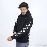Off-White Chain Link Arrows Motif Drop Shoulder Hoodie - Photo 6