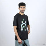 Bape Zip Shark Face Black T-Shirt (Economy Batch) - Photo 6