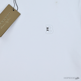 Burberry Log Embroidered White T-Shirt (Imported Premium Finish) - Photo 7