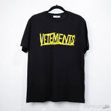 Vetements Black World Tour T-Shirt - Photo 1