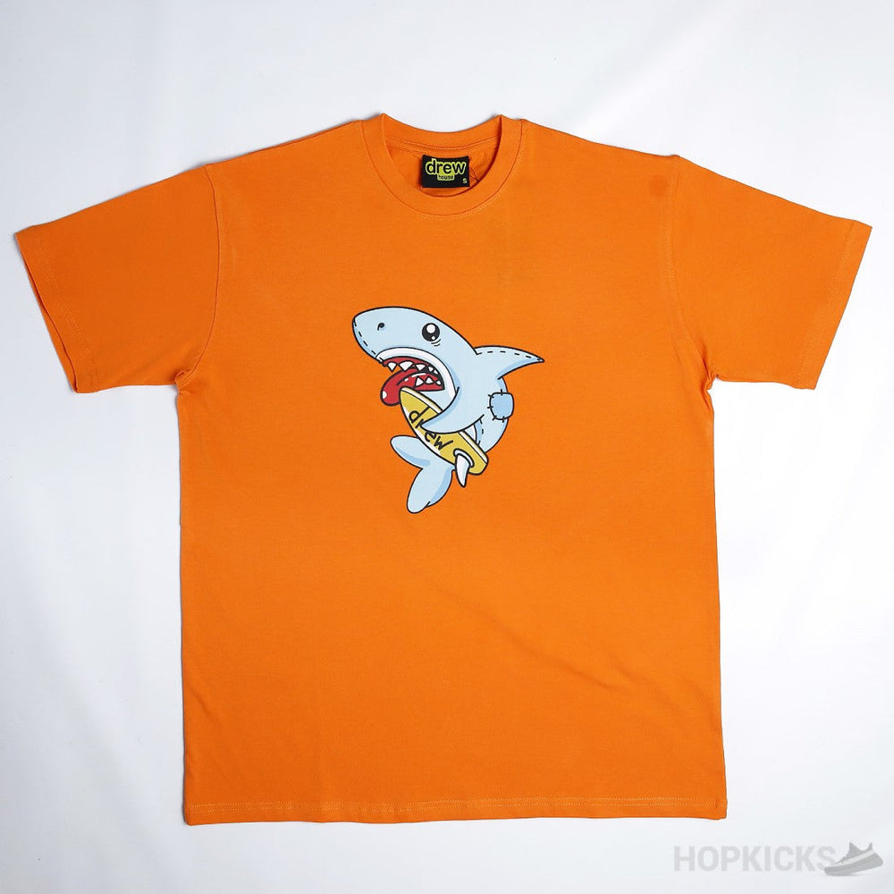 Drew Shark Surf Orange T-Shirt