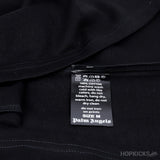 Palm Angels Classic Logo Print Black Tee - Photo 4