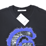 Givenchy Logo Printed Black T-Shirt (Imported Premium Finish) - Photo 4