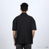 Off-White Textured Black Safari Shirt (Economy Batch) - Photo 4