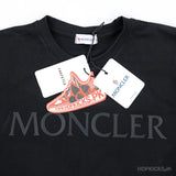 Moncler Laminated Logo Cotton T-Shirt - Photo 4
