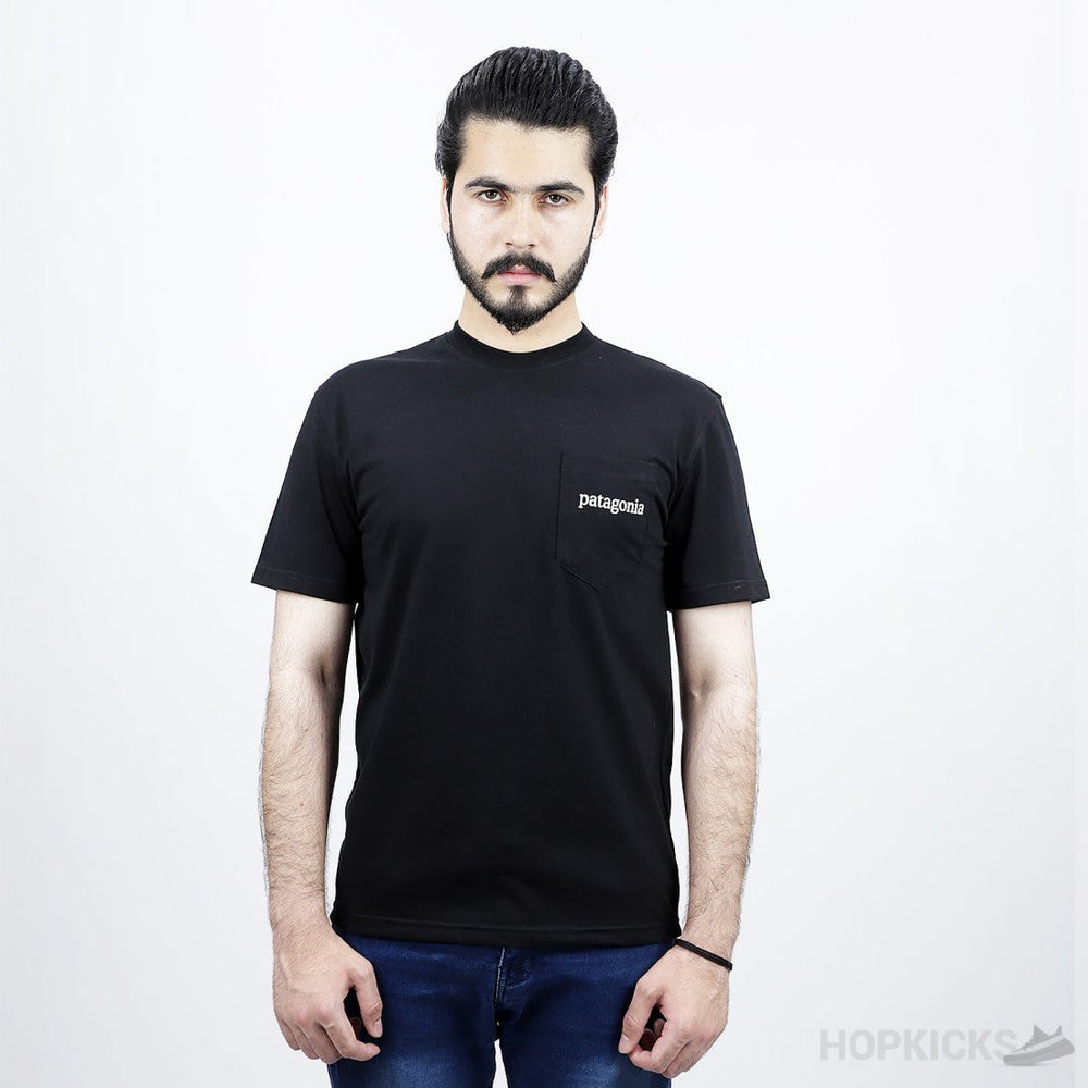 Patagonia Men's Line Logo Ridge Pocket Responsibili T-Shirt