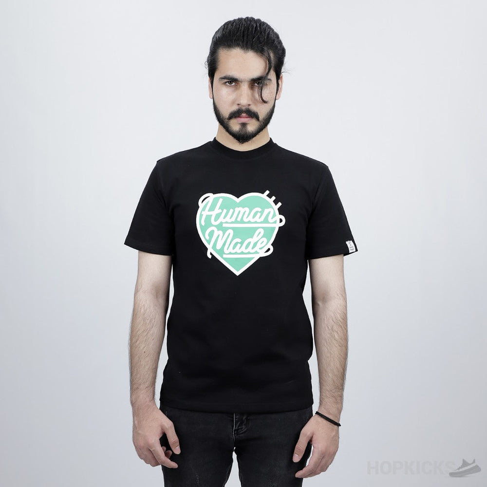 Human Made Heart T-Shirt Black Logo
