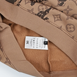 LV Logo Camo Sweatshirt (Brown) - Photo 4