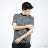 Balmain Monogram Pattern T-Shirt - Photo 6