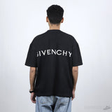 Givenchy Front Sided Logo Printed Black T-Shirt - Photo 2