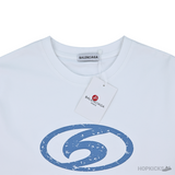 Balenciaga Printed White T-Shirt (Imported Premium Finish) - Photo 6