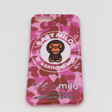 a bathing ape Baby Milo PINK CAMO iPhone cover [ PREMIUM MATERIALS] - Photo 1