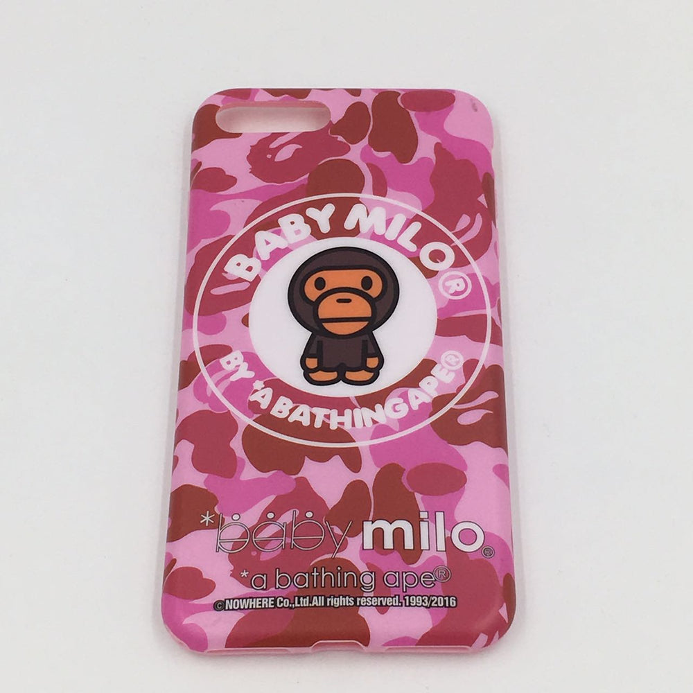 a bathing ape Baby Milo PINK CAMO iPhone cover [ PREMIUM MATERIALS]