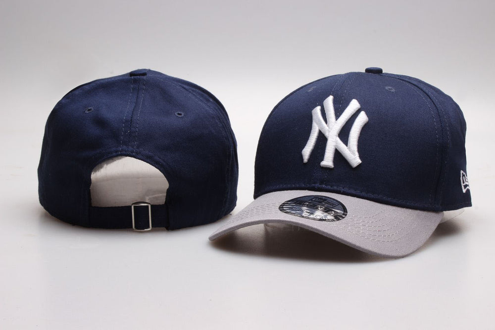 New York Blue White Gery Cap