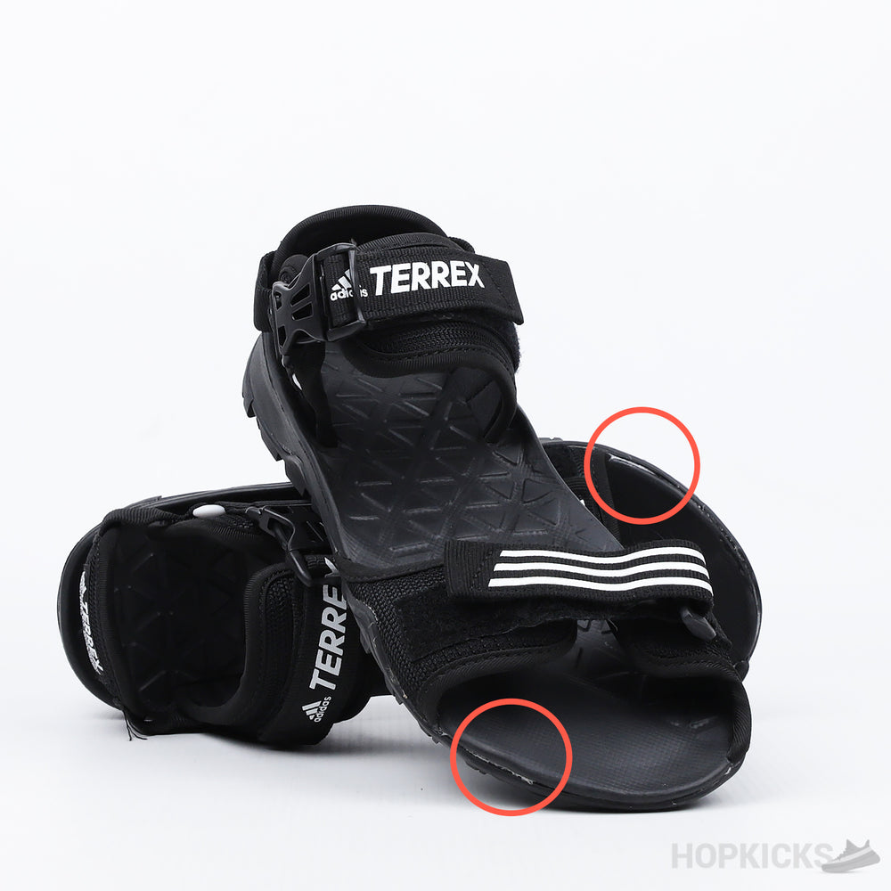 Terrex Cyprex Ultra 2 DLX Sandal Black White (Kid's Size) (Slightly Defected)