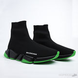 Bale*ciaga Speed 2.0 Clear Sole Black Neon Green Black - Photo 7