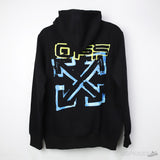 Off-White Black Turquoise Hoodie - Photo 2