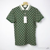GG Stretch Cotton Polo Shirt Green - Photo 1