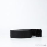 LV Monogram Embossed Black Belt - Photo 3