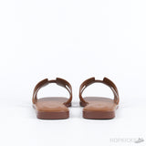 Hermes Oran Orange Suede Sandal Mule Epson Leather (Premium Batch) - Photo 8