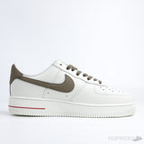Air Force 1 Low Id White Brown Red (Premium Batch) - Photo 3