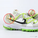 Off-White X Zoom Terra Kiger 5 White (Slightly Stained) - Photo 2