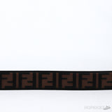 Fendi Silver F Black Belt - Photo 3