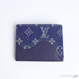 LV x Nigo Monogram Blue Multiple Wallet - Photo 2