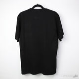 L*V Crew Neck Blended Chain Plain Black T-shirt - Photo 2
