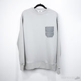 Dior Front Logo Pocket Grey Sweatshirt - Photo 1