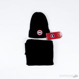 Canada Goose Unisex Beanie Set Black - Photo 1