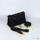 LV Black Leather Hand Bag - Photo 4