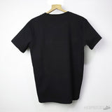 L*V White Fur Logo Black T-Shirt - Photo 2