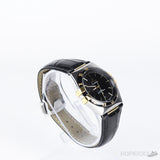 Luxury Watch Omega Constellation Co-Axial Black Dial Black Leather Swiss Automatic Watch - Photo 2