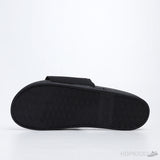 Adilette Gold Metallic Core Black Slides - Photo 6