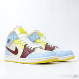Air Jordan 1 High SE Fearless Maison Chateau Rouge - Photo 7