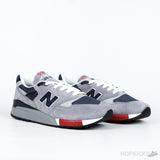 New Balance 998 Grey Navy Red (Premium Batch) - Photo 7