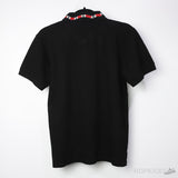 G*cci Snake Embroidery Polo Shirt Black - Photo 2