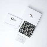 Dior Business Card Holder Black Oblique Jacquard - Photo 4