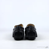 Balmain Logo-Plaque Calf Leather Loafers - Photo 8